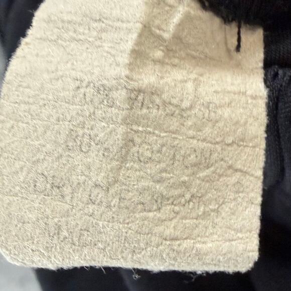 Shamask Pants Women 16 Black Viscose Cotton Pull On Ankle Split Hem Minimalist - Picture 10 of 12